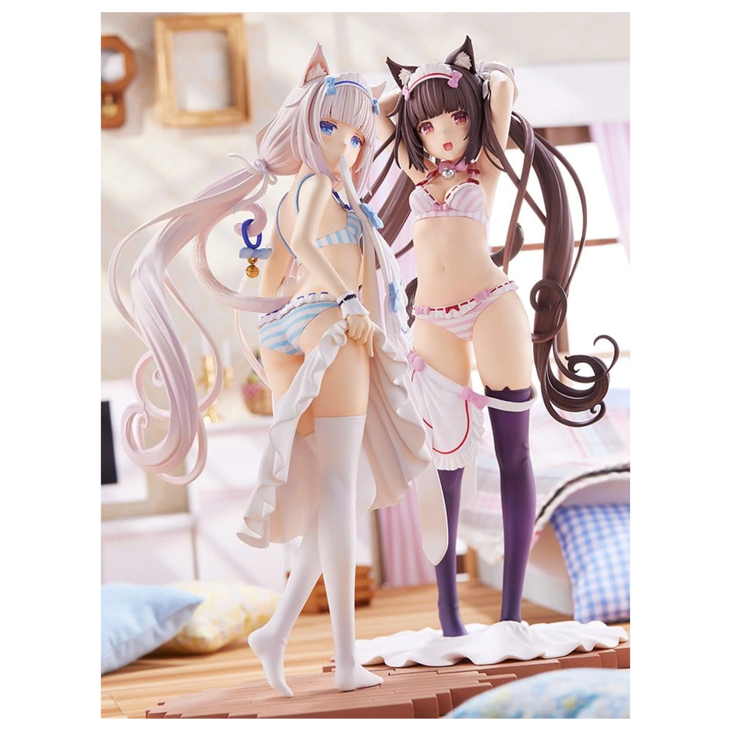 Nekopara PVC figurka 1/7 Vanilla Dress up time 24 cm fotografii produktu