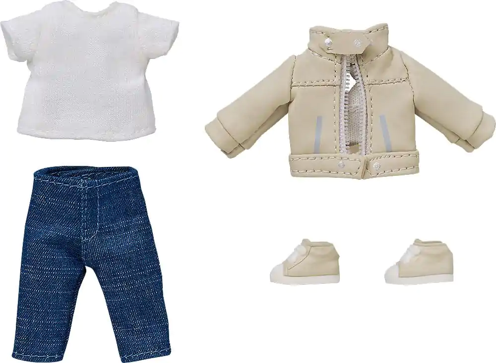 Nendoroid Doll Figures sada oblečení: Kožená bunda (Slonovinová) fotografii produktu