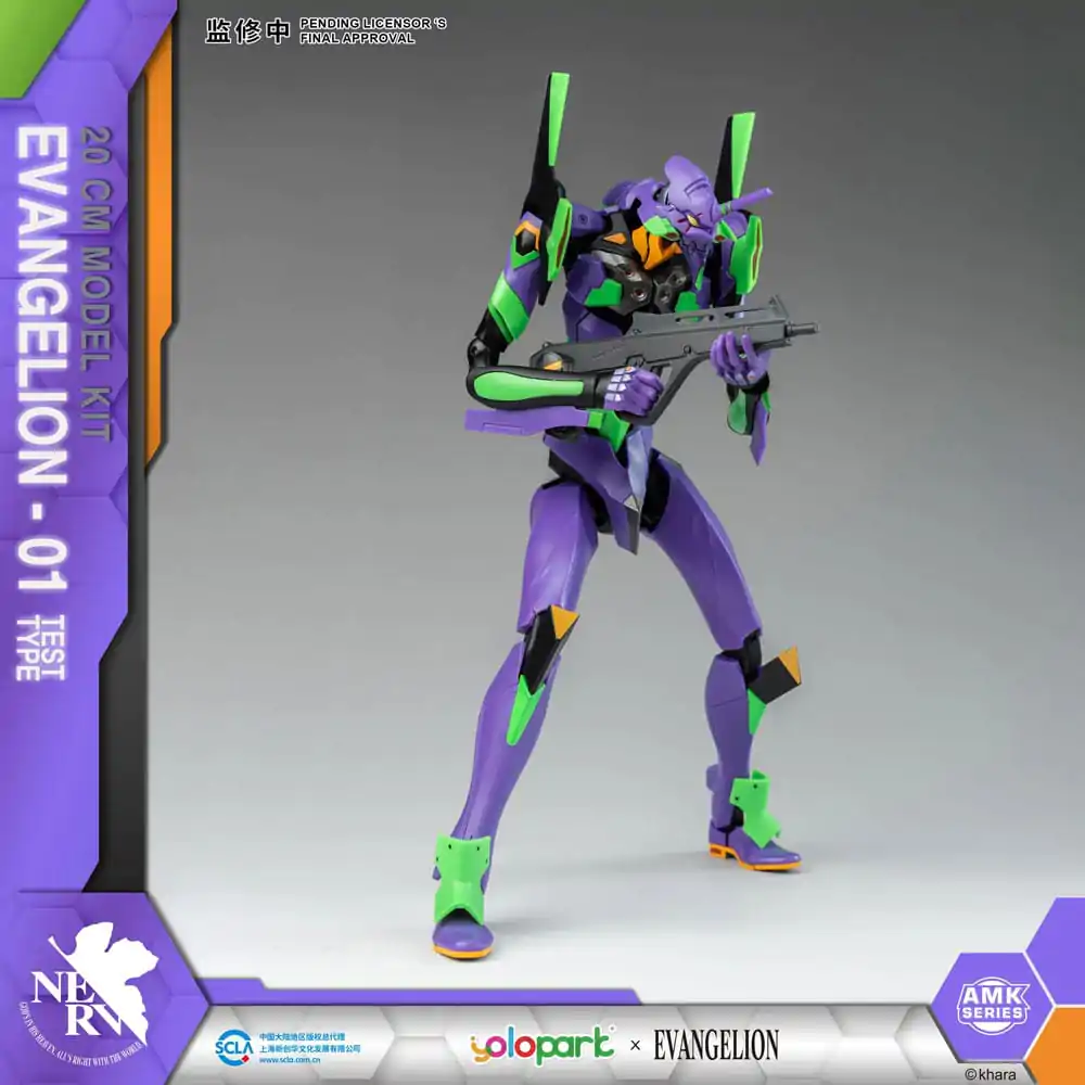 Neon Genesis Evangelion AMK Series Plastikový Model Kit Eva-01 20 cm fotografii produktu