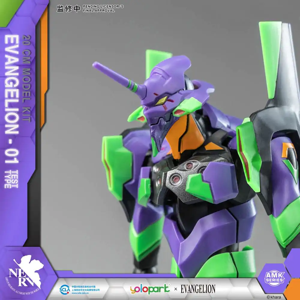 Neon Genesis Evangelion AMK Series Plastikový Model Kit Eva-01 20 cm fotografii produktu