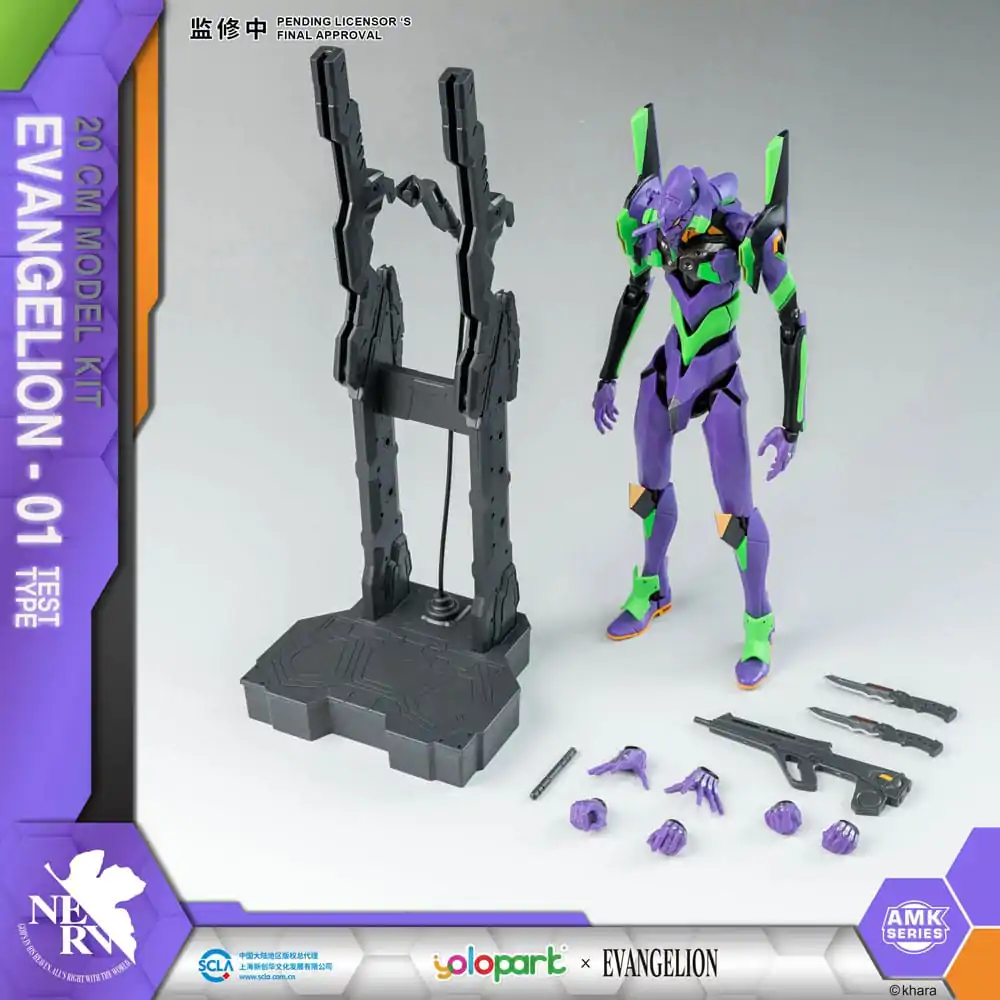 Neon Genesis Evangelion AMK Series Plastikový Model Kit Eva-01 20 cm fotografii produktu