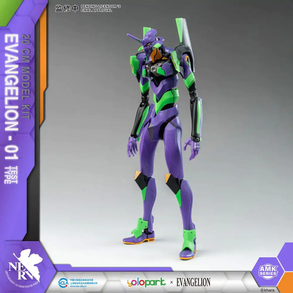 Neon Genesis Evangelion AMK Series Plastikový Model Kit Eva-01 20 cm fotografii produktu