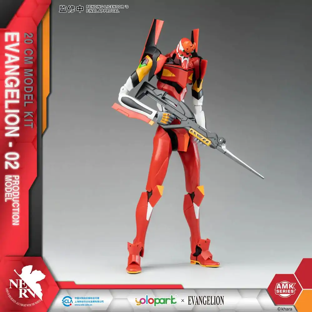 Neon Genesis Evangelion AMK Series Plastikový Model Kit Eva-02 20 cm fotografii produktu