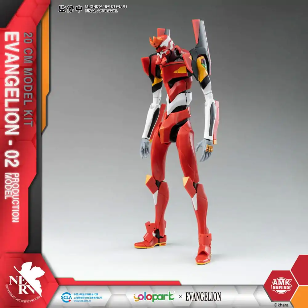 Neon Genesis Evangelion AMK Series Plastikový Model Kit Eva-02 20 cm fotografii produktu