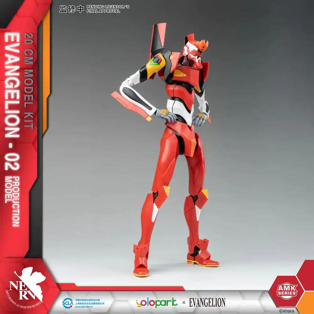 Neon Genesis Evangelion AMK Series Plastikový Model Kit Eva-02 20 cm fotografii produktu