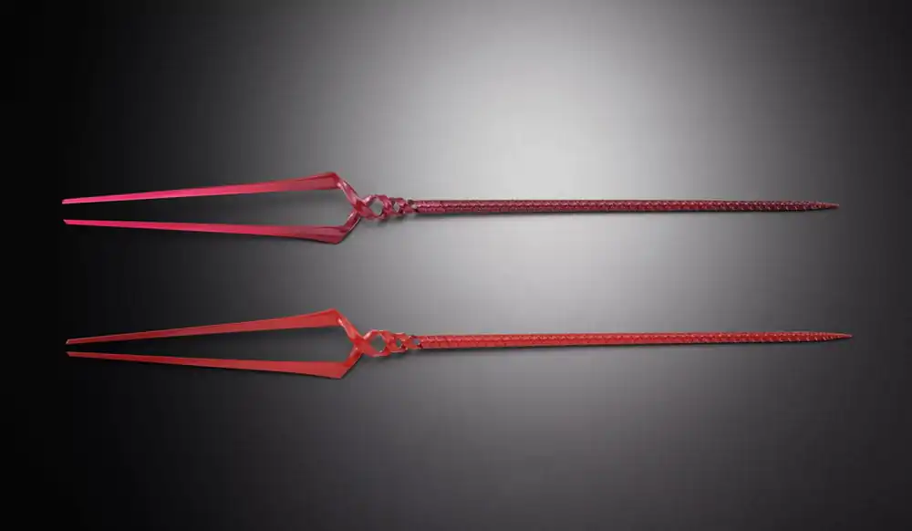 Neon Genesis Evangelion Metal Build Sada příslušenství 3 kopí sada pro Eva 30. s kopím jiná barva fotografii produktu