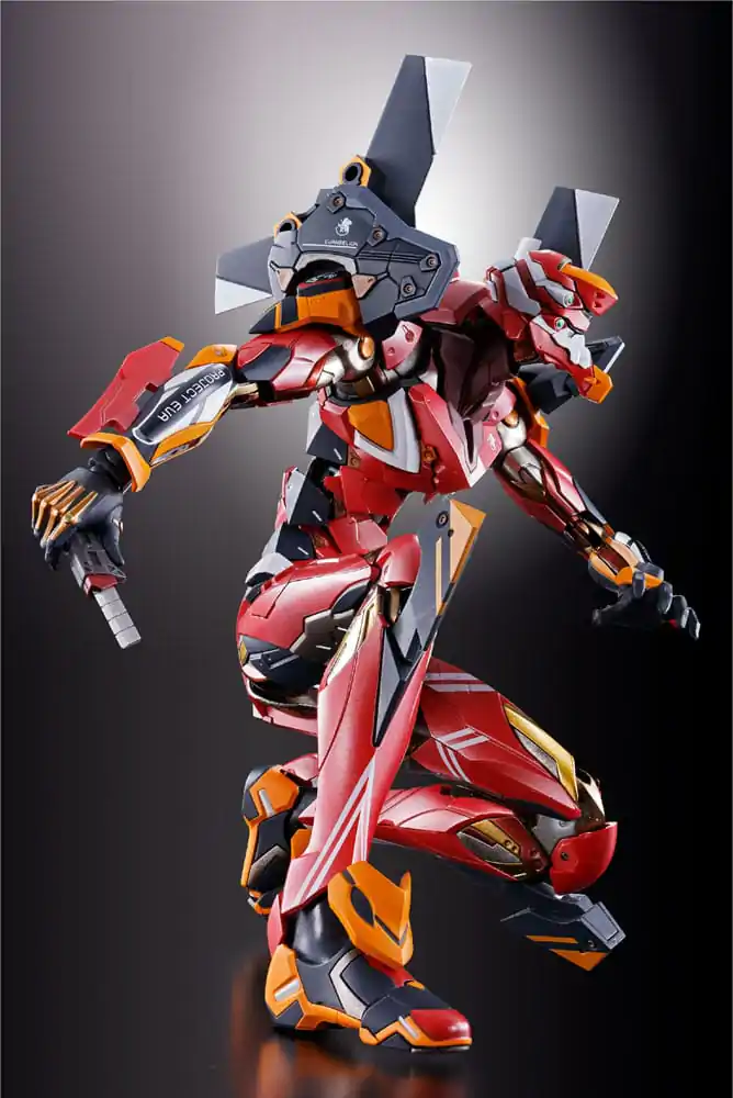 Neon Genesis Evangelion Kovová Sestavitelná Akční figurka Eva Production Model-02 30. s Kopím Cassia 22 cm fotografii produktu