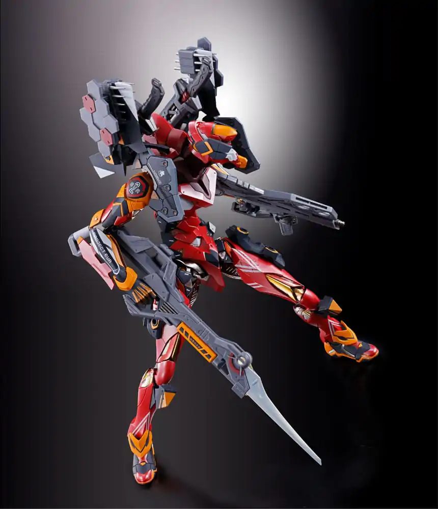 Neon Genesis Evangelion Kovová Sestavitelná Akční figurka Eva Production Model-02 30. s Kopím Cassia 22 cm fotografii produktu