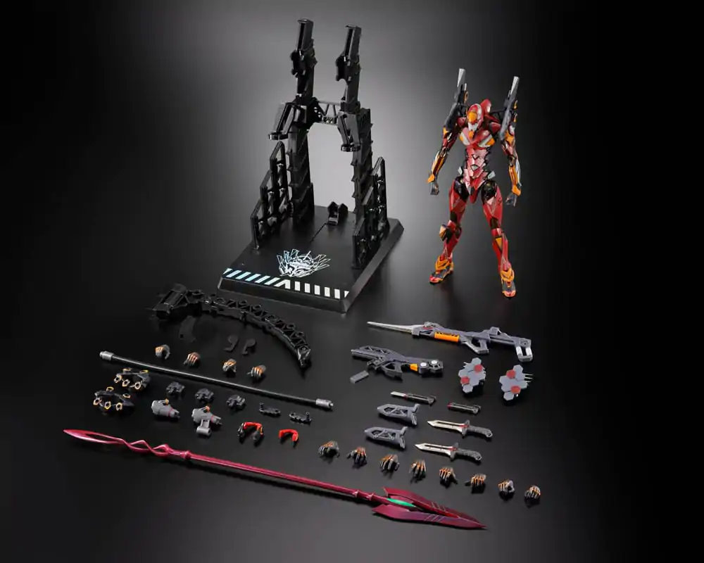 Neon Genesis Evangelion Kovová Sestavitelná Akční figurka Eva Production Model-02 30. s Kopím Cassia 22 cm fotografii produktu