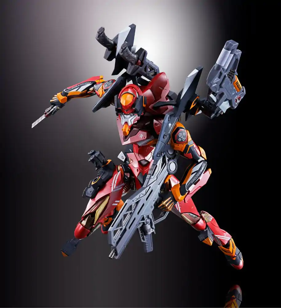 Neon Genesis Evangelion Kovová Sestavitelná Akční figurka Eva Production Model-02 30. s Kopím Cassia 22 cm fotografii produktu