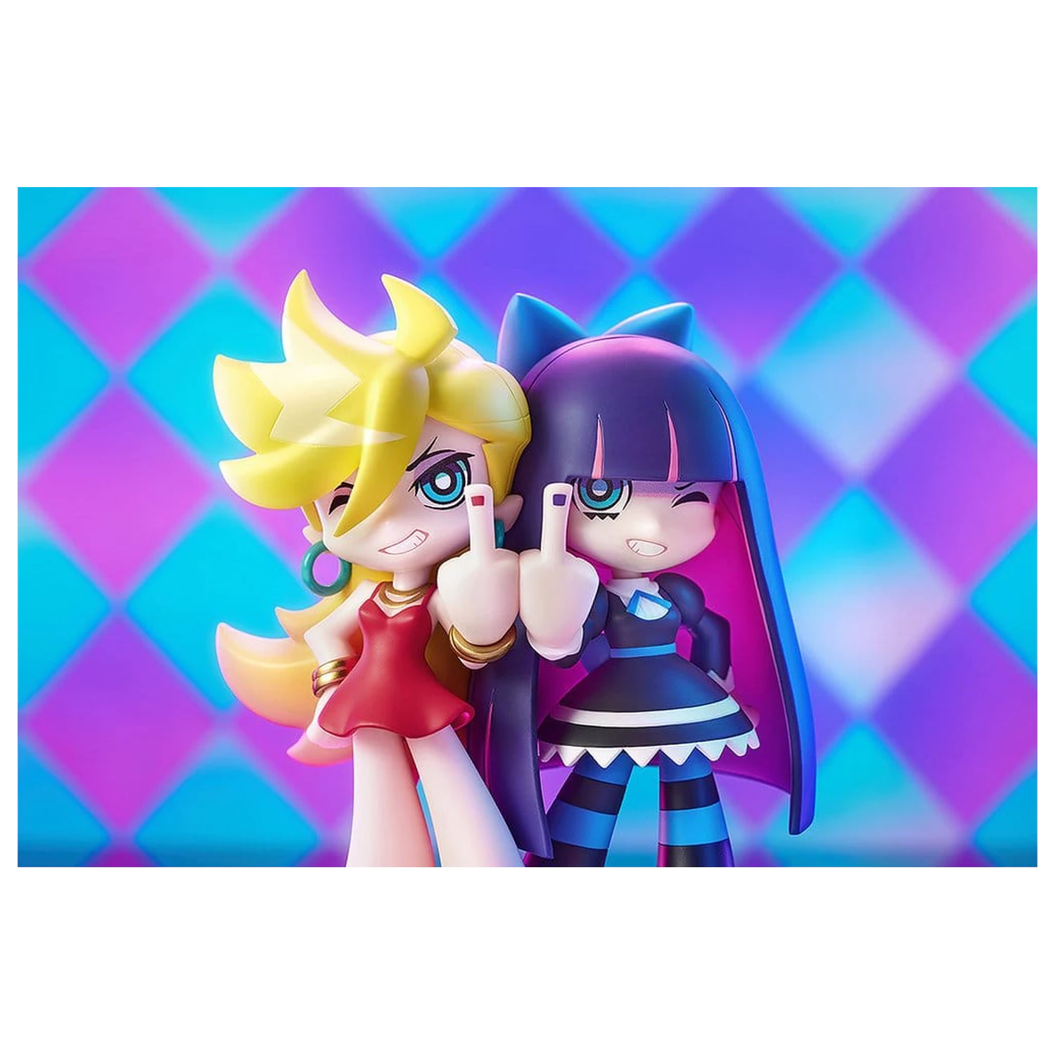 New Panty & Stocking with Garterbelt Mini Memory Mini Figure Panty & Stocking 10 cm fotografii produktu