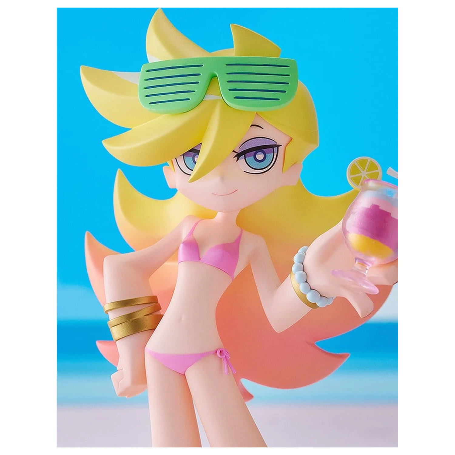 New Panty & Stocking with Garterbelt Pop Up Parade Figurka Beach Queens Panty L Size 19 cm fotografii produktu