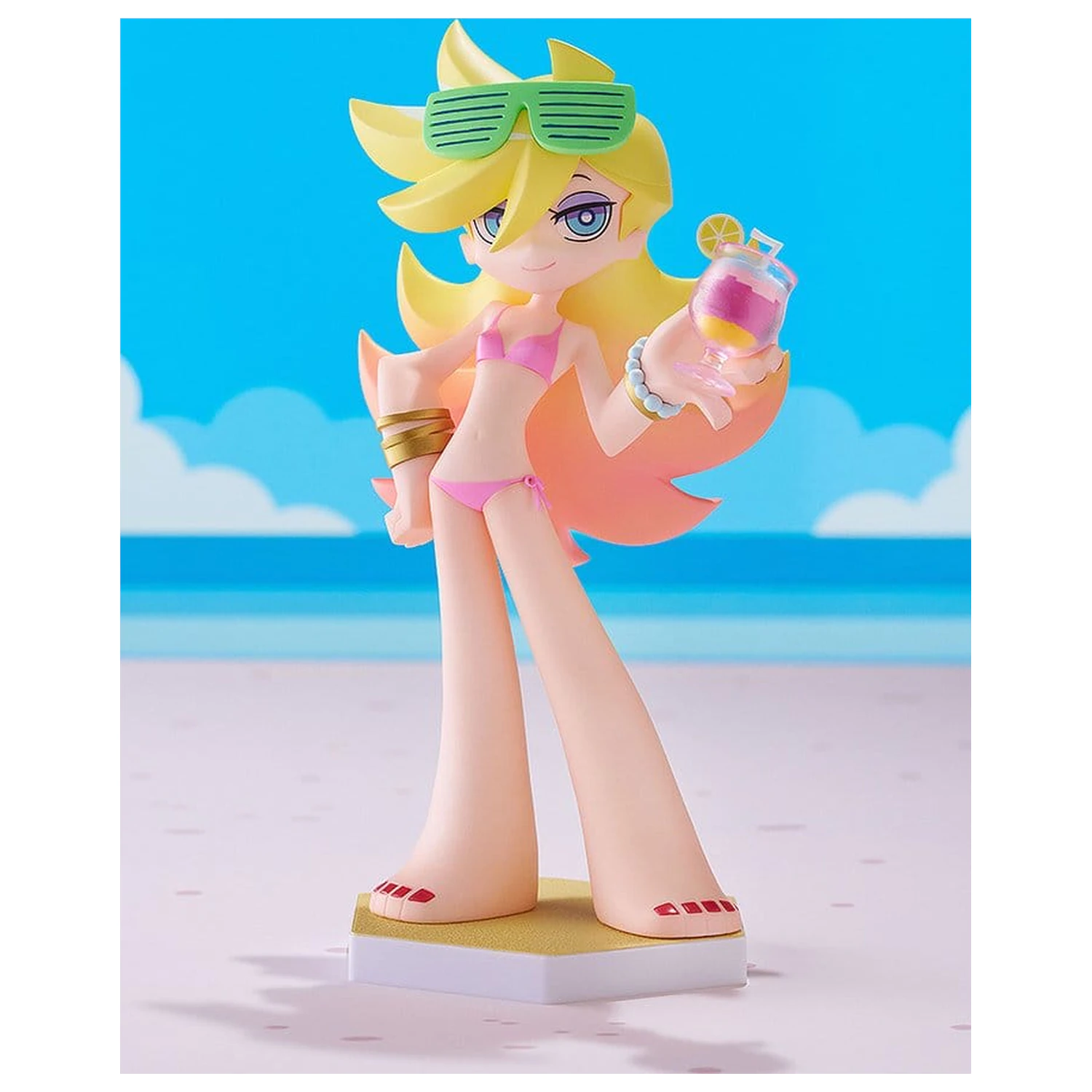 New Panty & Stocking with Garterbelt Pop Up Parade Figurka Beach Queens Panty L Size 19 cm fotografii produktu