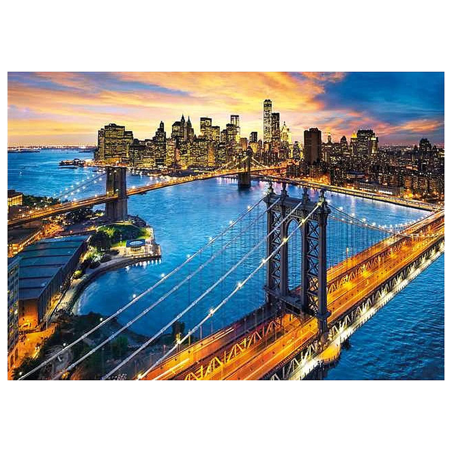 New York Bridges 3000dílné puzzle fotografii produktu
