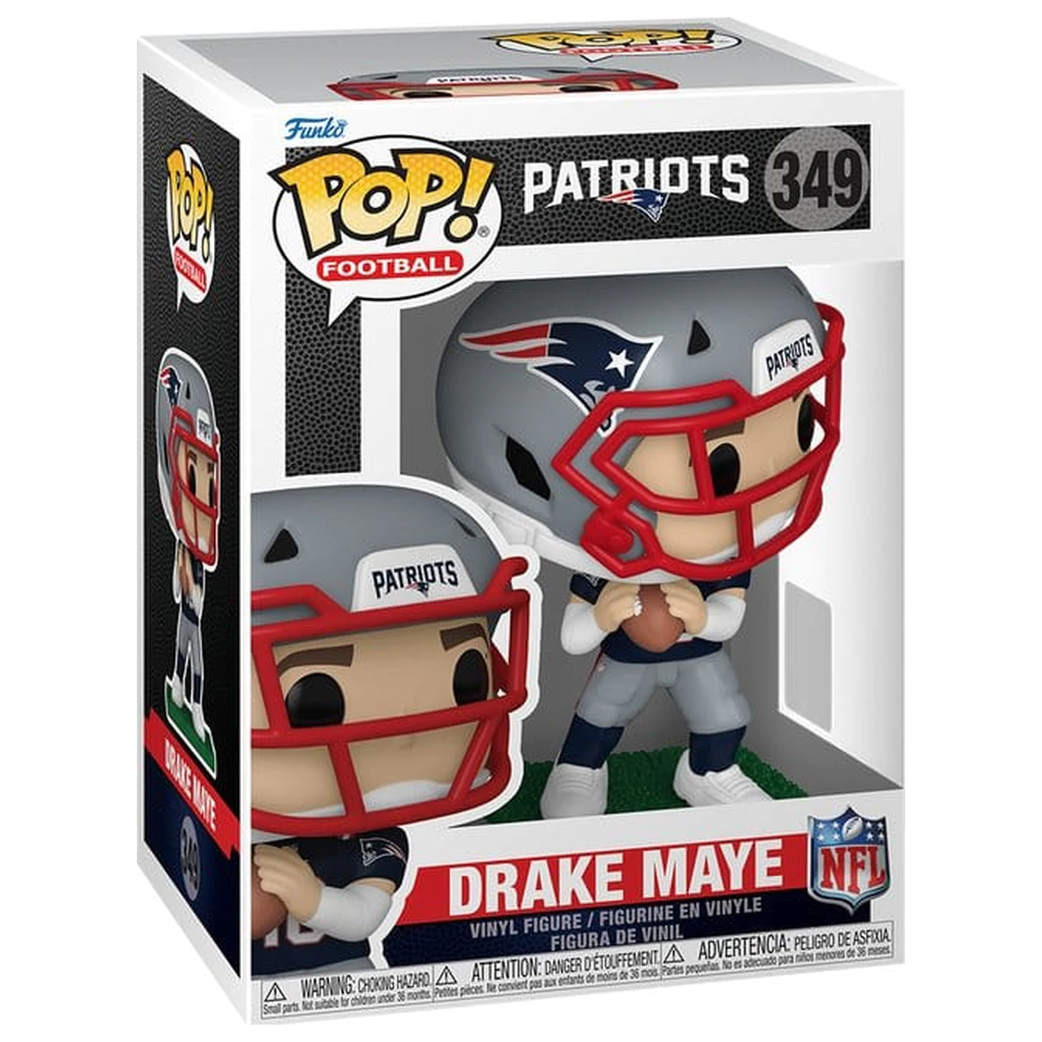 NFL Funko POP! Vinylová figurka Drake Maye 9 cm fotografii produktu