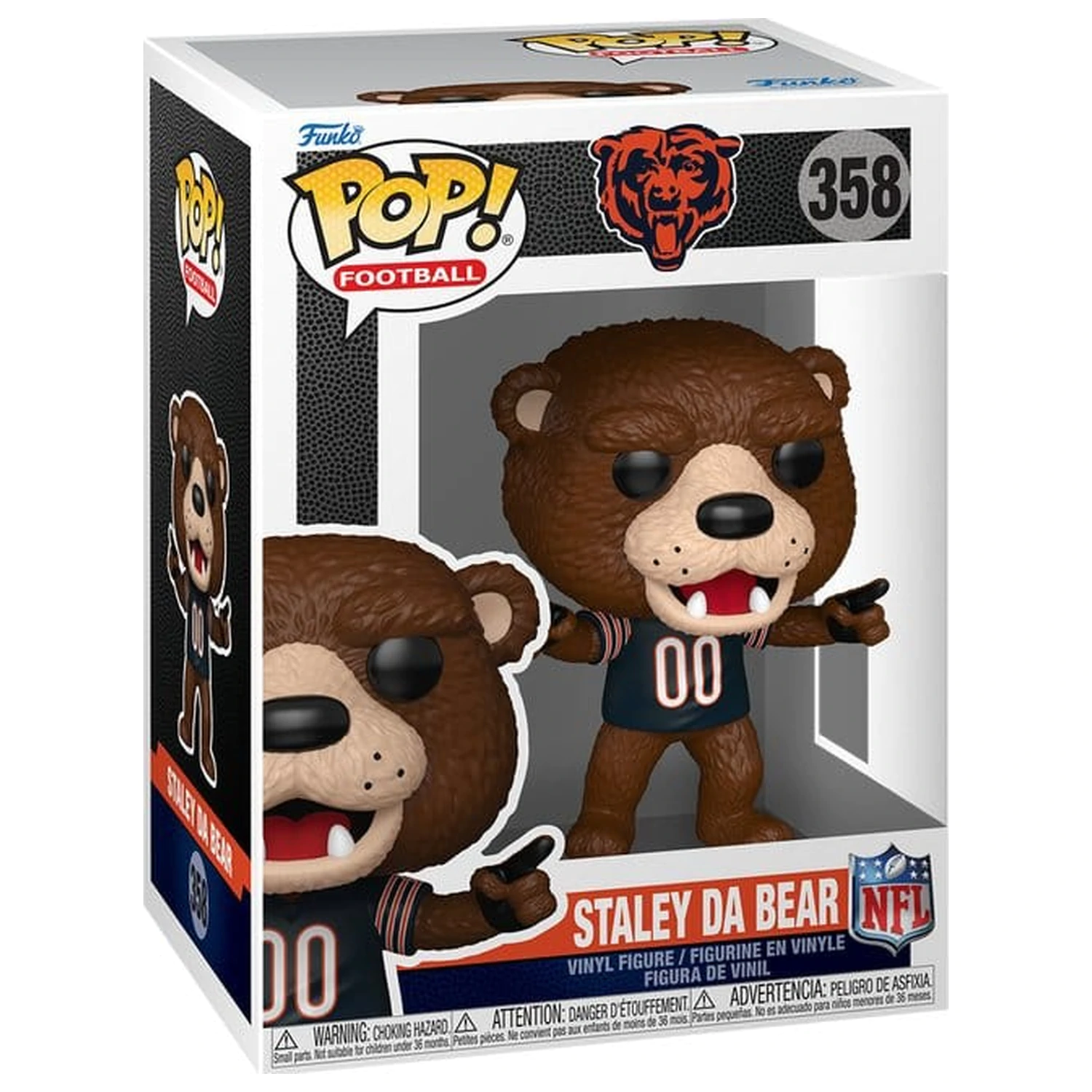 NFL Funko POP! Vinylová figurka Maskoti: Bears - Staley 9 cm fotografii produktu