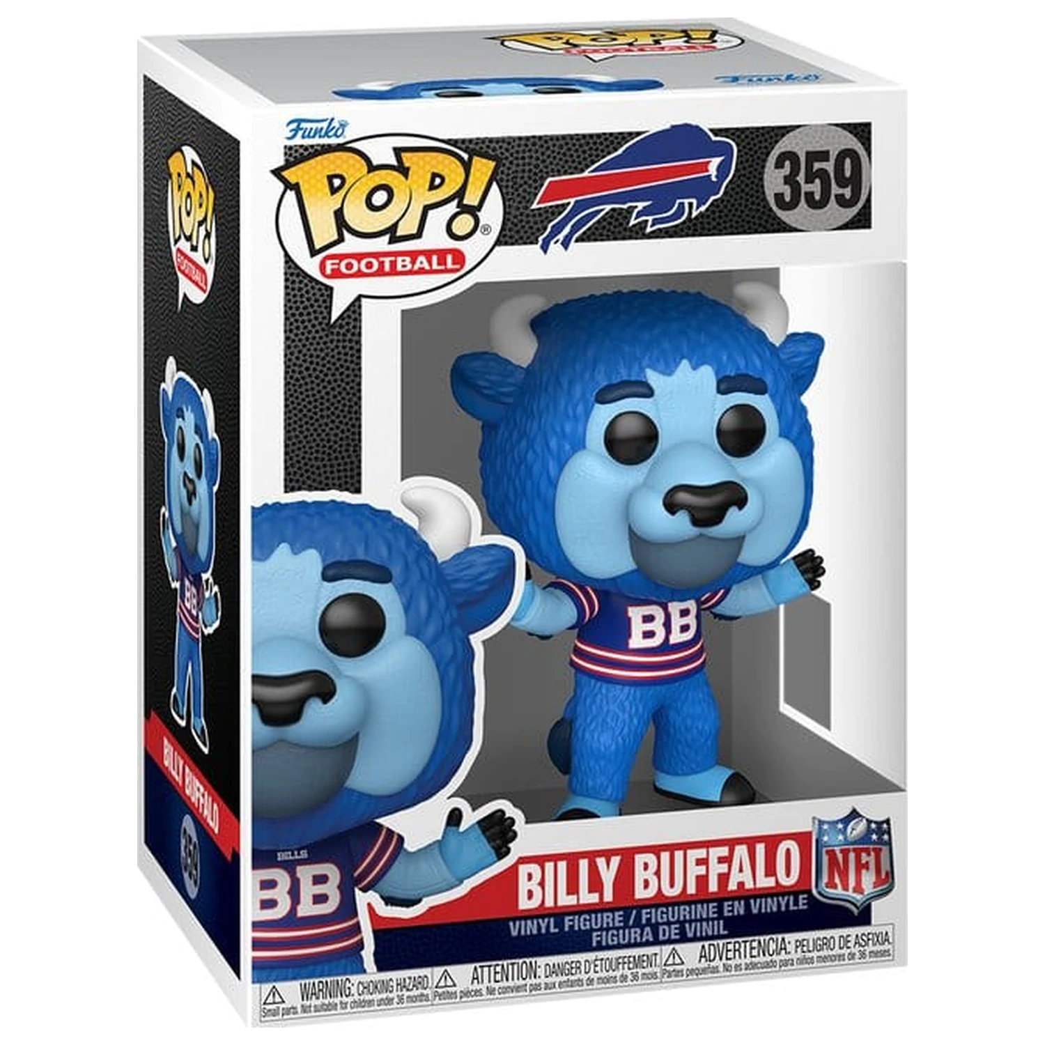 NFL Funko POP! Vinylová figurka maskota: Bills- Billy Buffalo 9 cm fotografii produktu