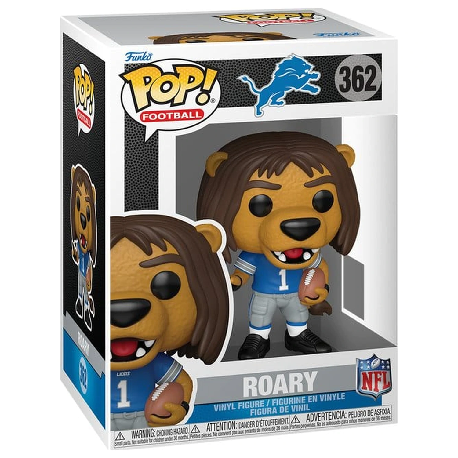 NFL Funko POP! Vinylová Figurka Maskoti: Lions - Roary 9 cm fotografii produktu