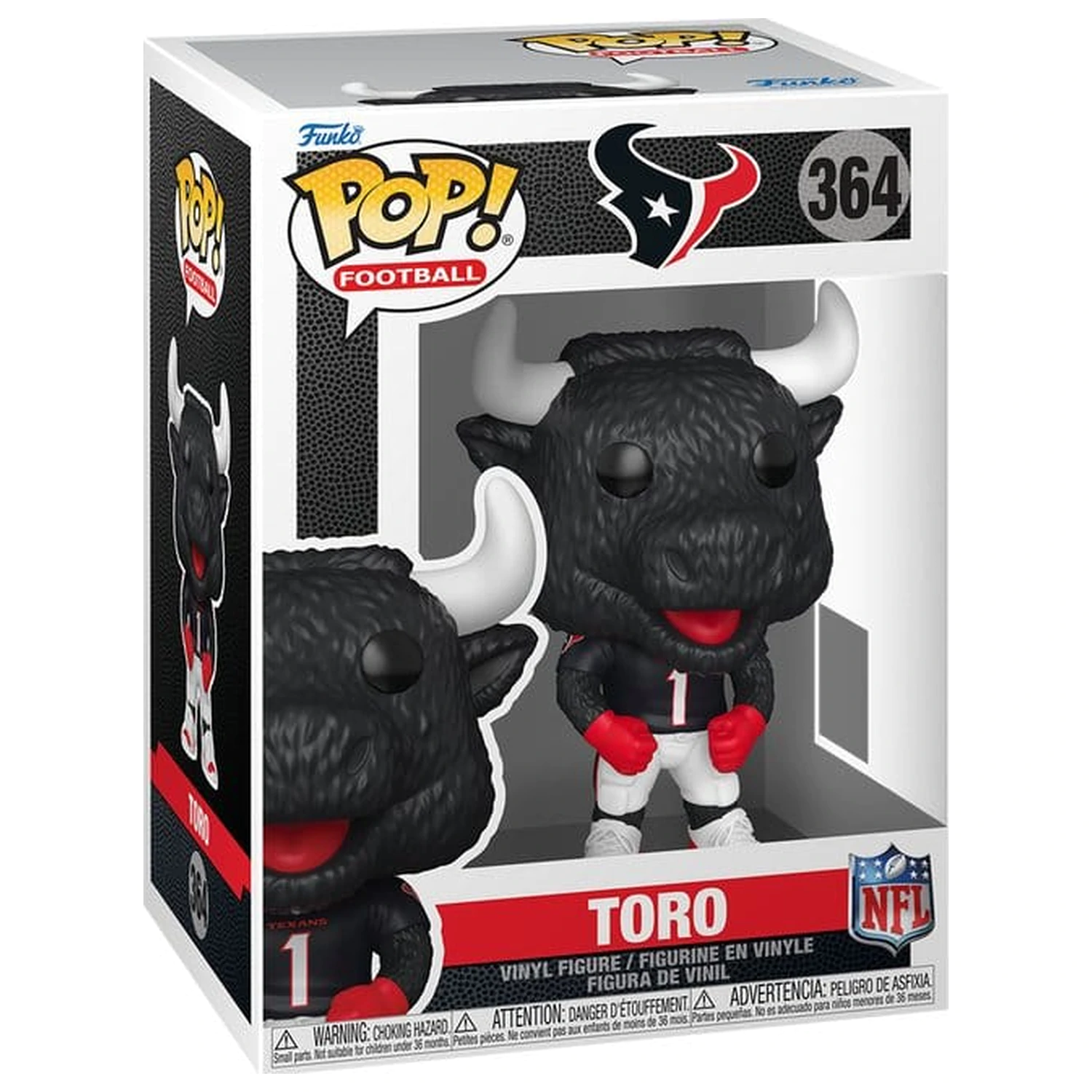 NFL Funko POP! Vinylová figurka Maskoti: Texans- Toro 9 cm fotografii produktu