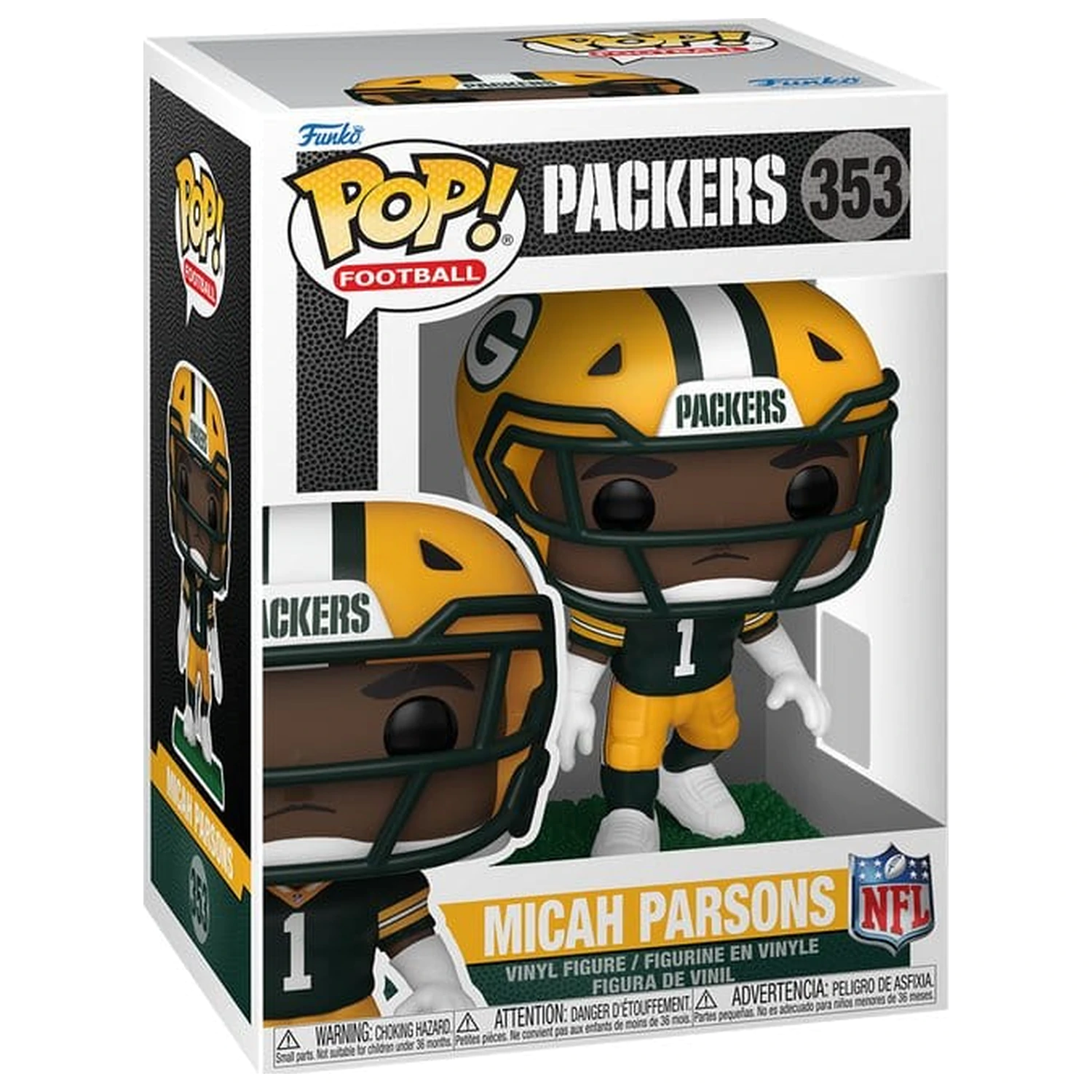 NFL Funko POP! Vinyl Figure: Packers - Micah Parsons 9 cm fotografii produktu