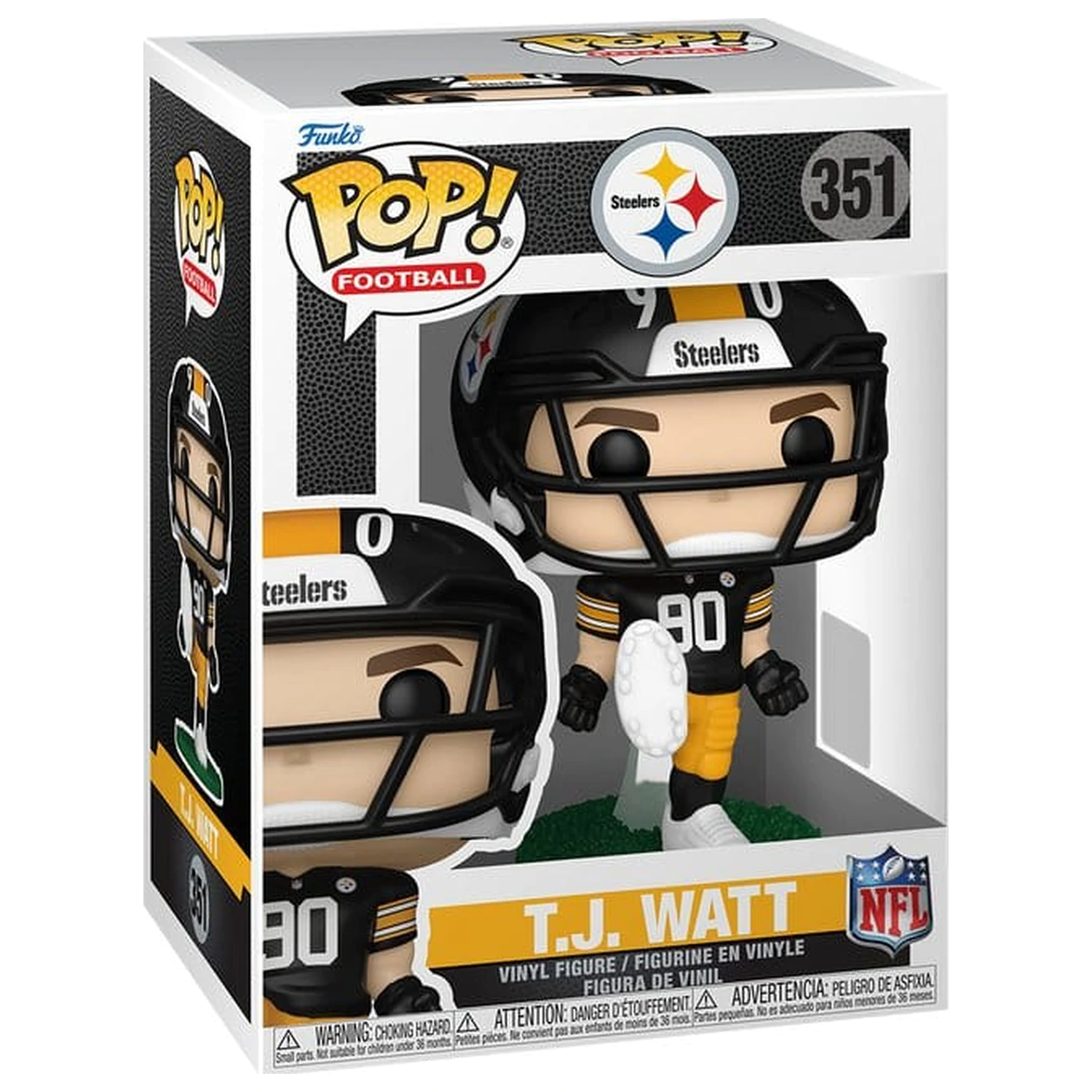NFL Funko POP! Vinylová figurka : Steelers- T.J. Watt 9 cm fotografii produktu
