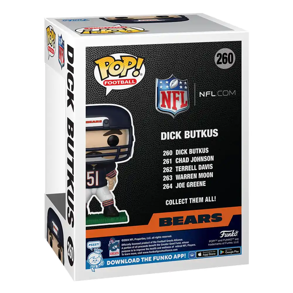 NFL: Legends Funko POP! Sběratelská figurka z vinylu Bears- Dick Butkus 9 cm fotografii produktu