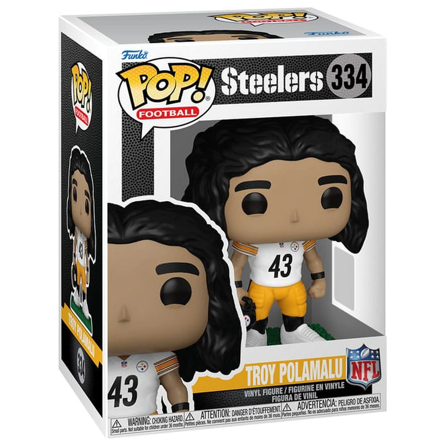 NFL: Legends Funko POP! Sports Vinylová figurka Legends- Troy Polamalu(Steelers) 9 cm fotografii produktu