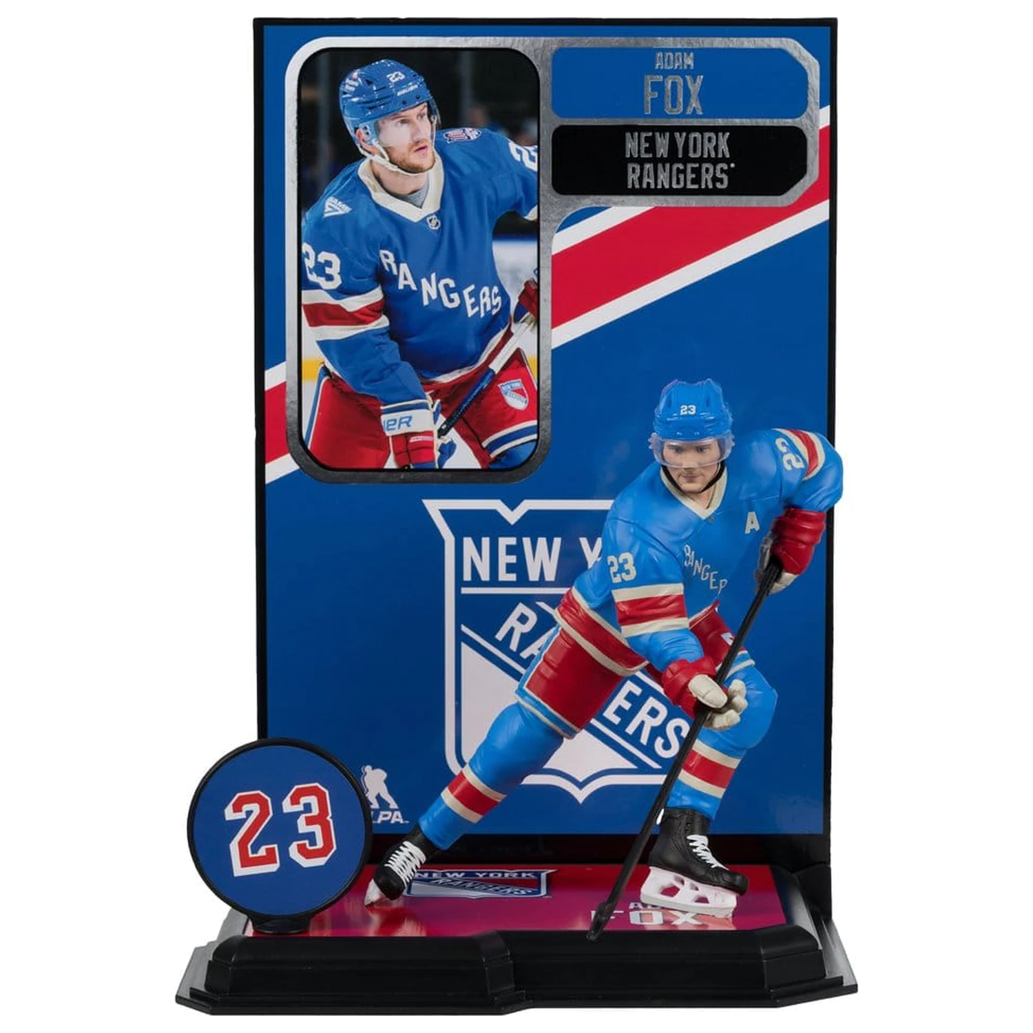 NHL McFarlane SportsPicks figurka Adam Fox (New York Rangers Centennial) 18 cm fotografii produktu