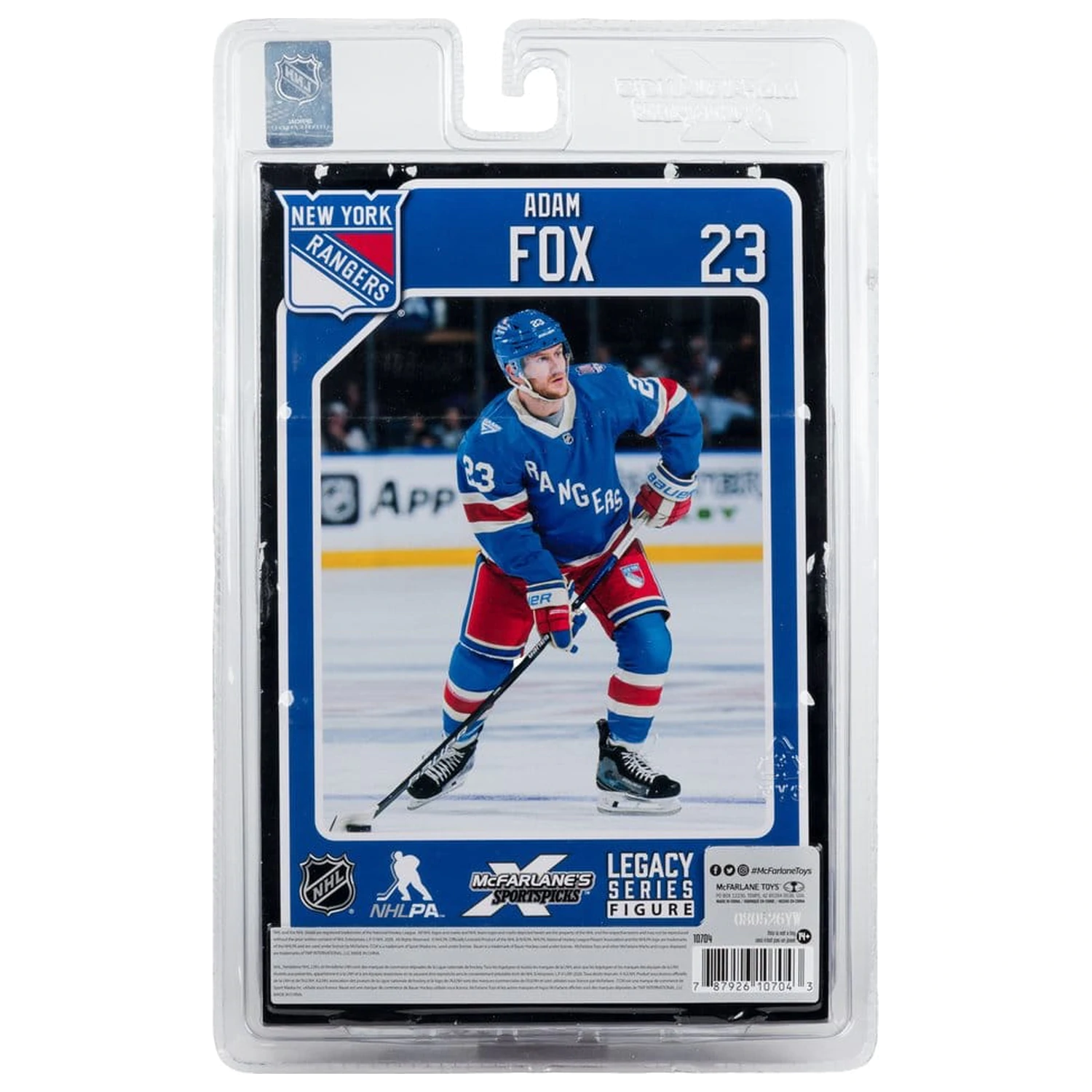 NHL McFarlane SportsPicks figurka Adam Fox (New York Rangers Centennial) 18 cm fotografii produktu