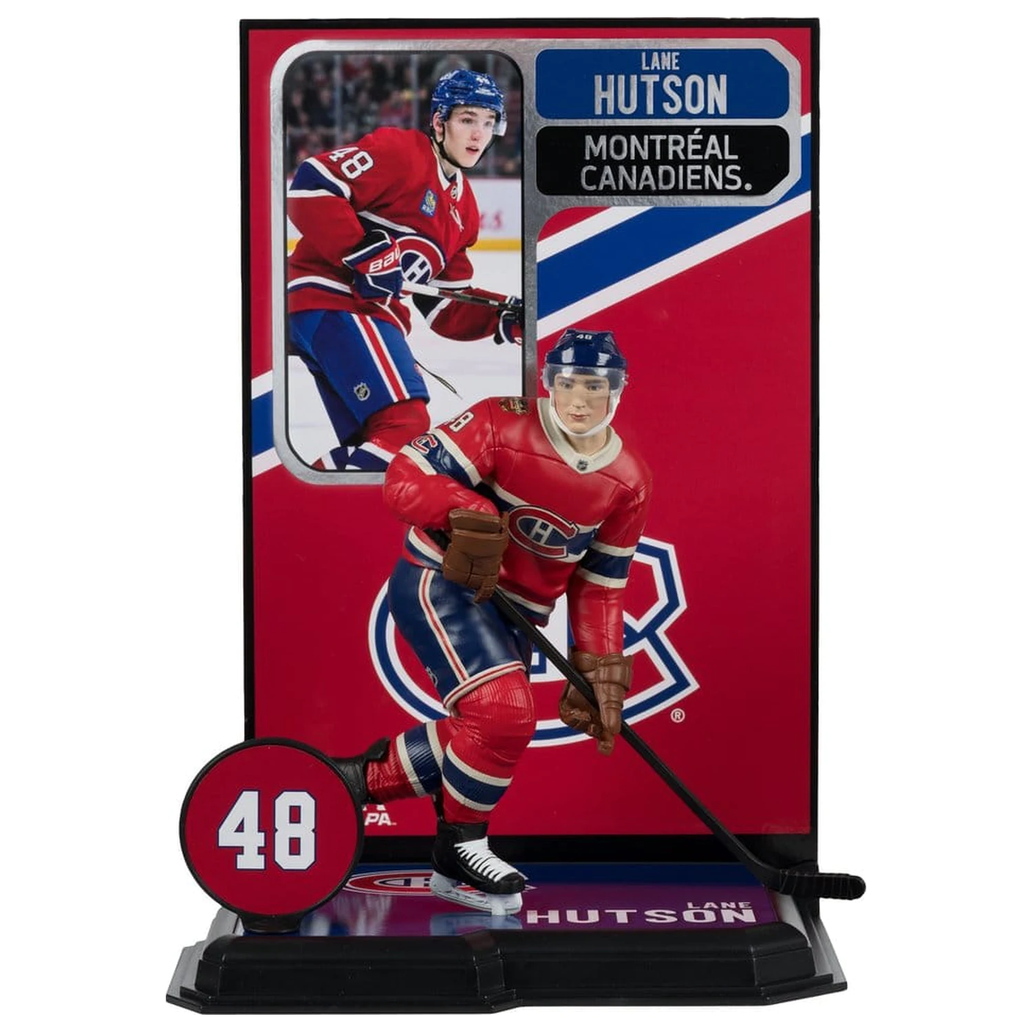 NHL McFarlane SportsPicks figurka Lane Hutson (Montreal Canadiens Heritage Classic) 18 cm fotografii produktu