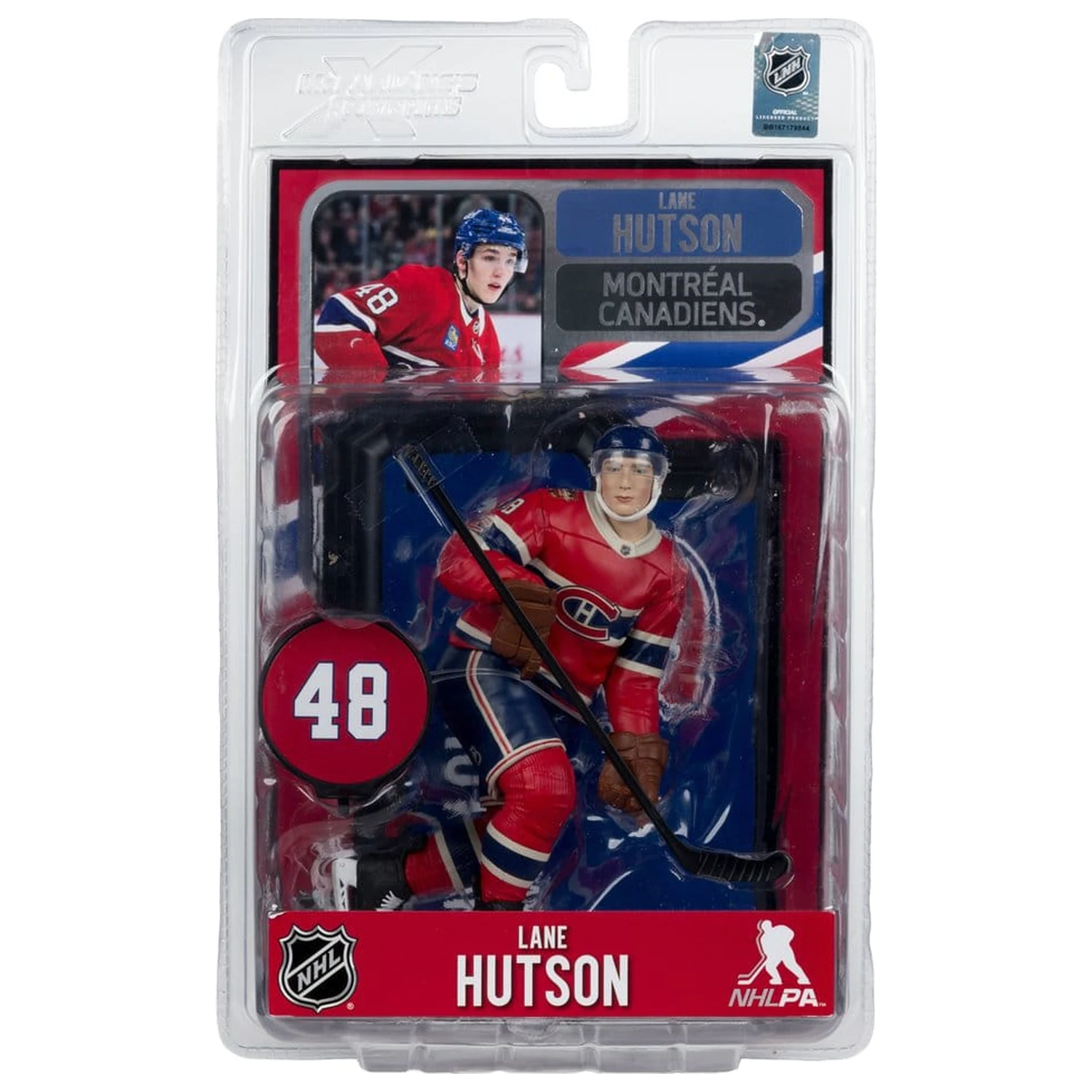 NHL McFarlane SportsPicks figurka Lane Hutson (Montreal Canadiens Heritage Classic) 18 cm fotografii produktu