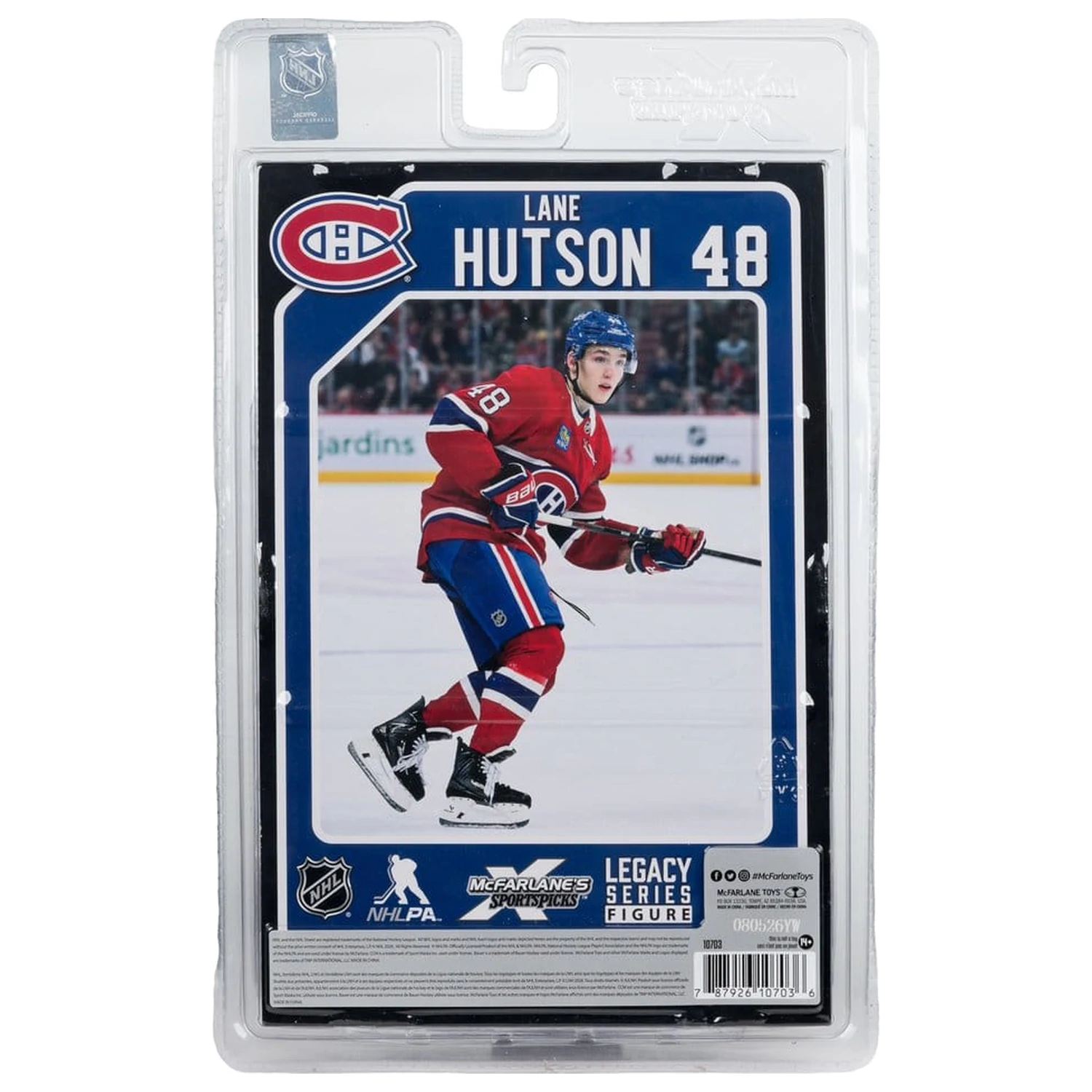 NHL McFarlane SportsPicks figurka Lane Hutson (Montreal Canadiens Heritage Classic) 18 cm fotografii produktu