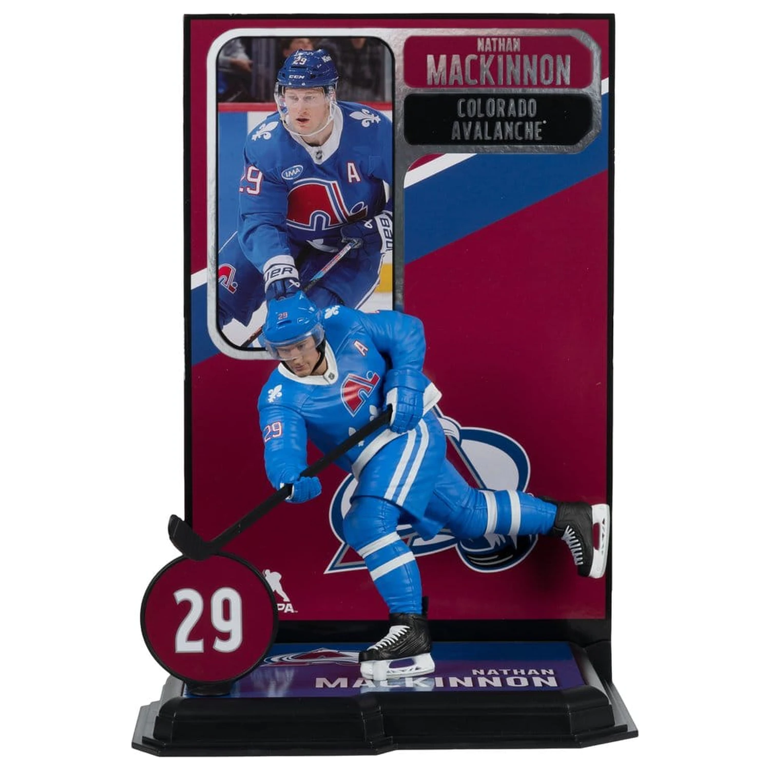 NHL McFarlane SportsPicks figurka Nathan MacKinnon (Quebec Nordiques Retro) 18 cm fotografii produktu