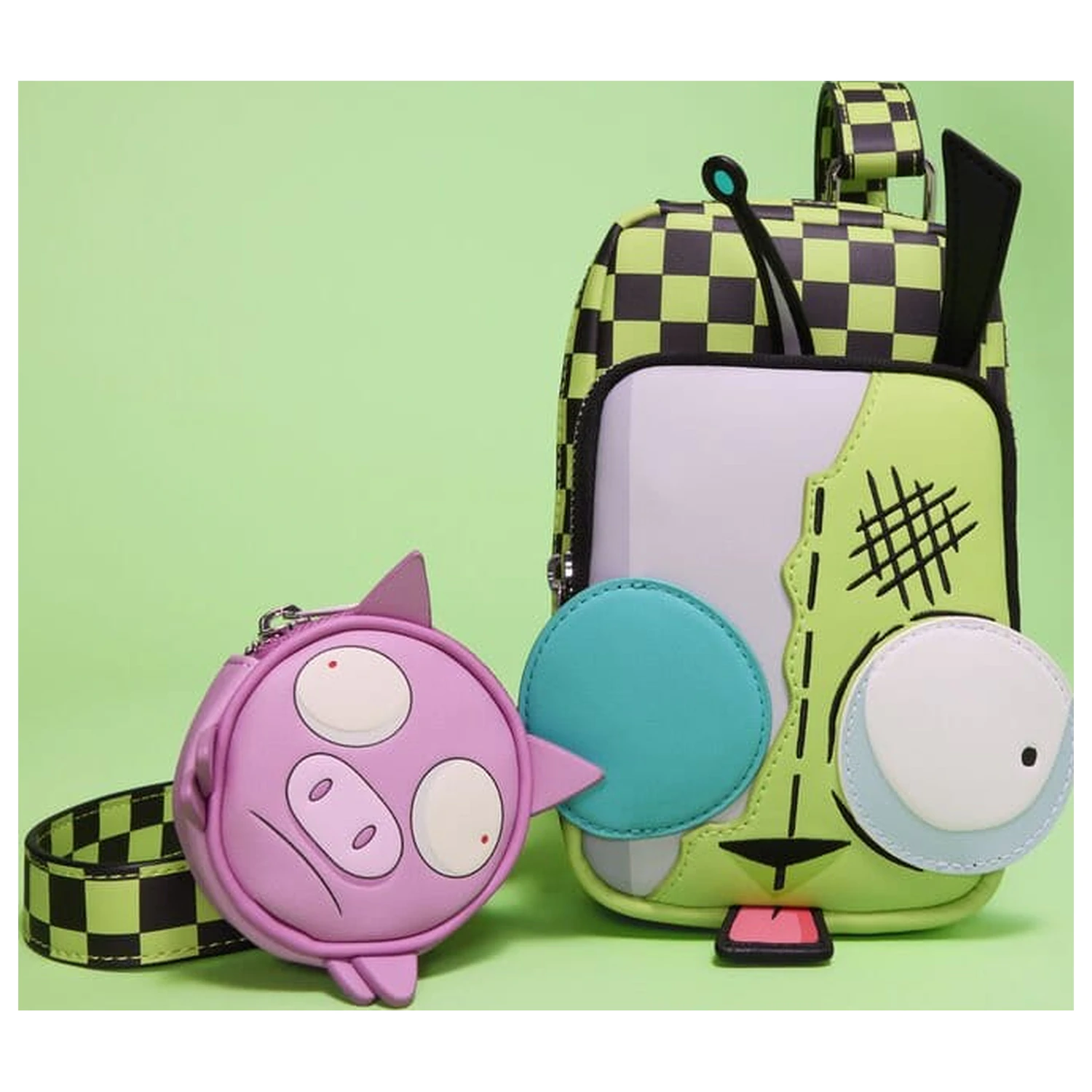 Nickelodeon by Loungefly Crossbody Invader Zim Gir Pouzdro na mobilní telefon fotografii produktu