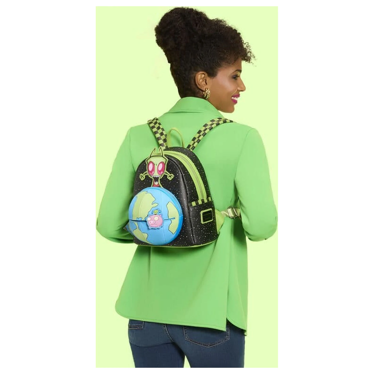 Nickelodeon by Loungefly Mini batoh Invader Zim Glow fotografii produktu