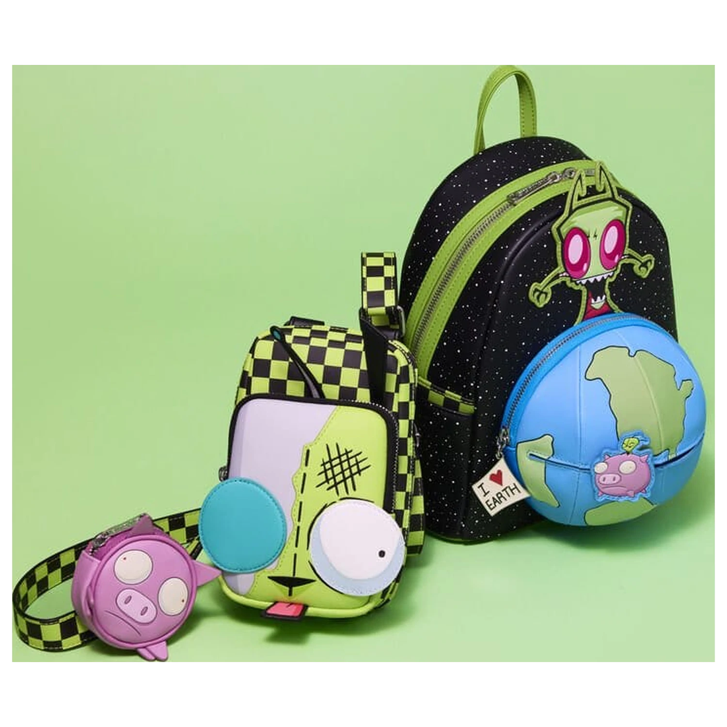 Nickelodeon by Loungefly Mini batoh Invader Zim Glow fotografii produktu