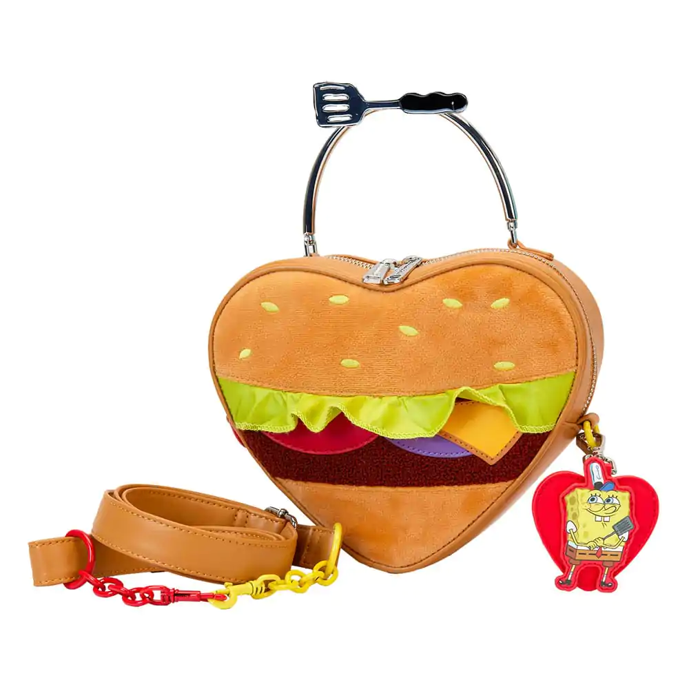 Nickelodeon by Loungefly Crossbody plyšová kabelka Spongebob Krabby Patty fotografii produktu