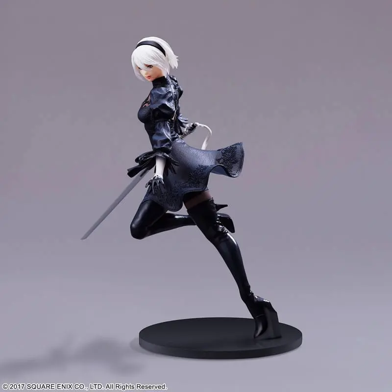 NieR:Automata FORM-ISM PVC Socha YoRHa Android 2B (YoRHa No.2 Type B) verze bez brýlí 18 cm fotografii produktu