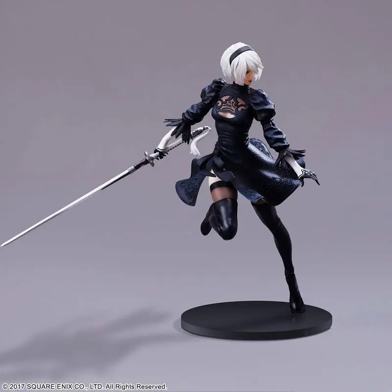 NieR:Automata FORM-ISM PVC Socha YoRHa Android 2B (YoRHa No.2 Type B) verze bez brýlí 18 cm fotografii produktu