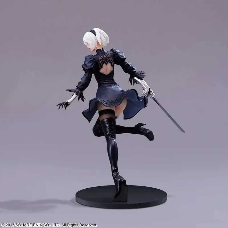 NieR:Automata FORM-ISM PVC Socha YoRHa Android 2B (YoRHa No.2 Type B) verze bez brýlí 18 cm fotografii produktu