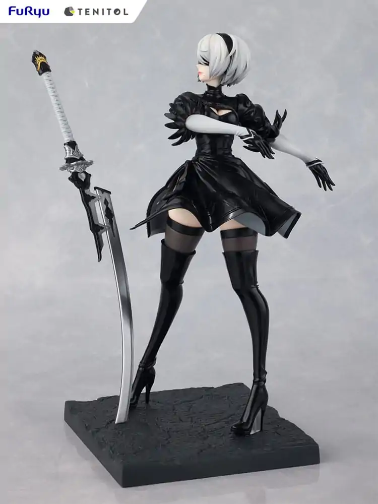 NieR:Automata Tenitol PVC Soška 2B Ver1.1a 22 cm fotografii produktu