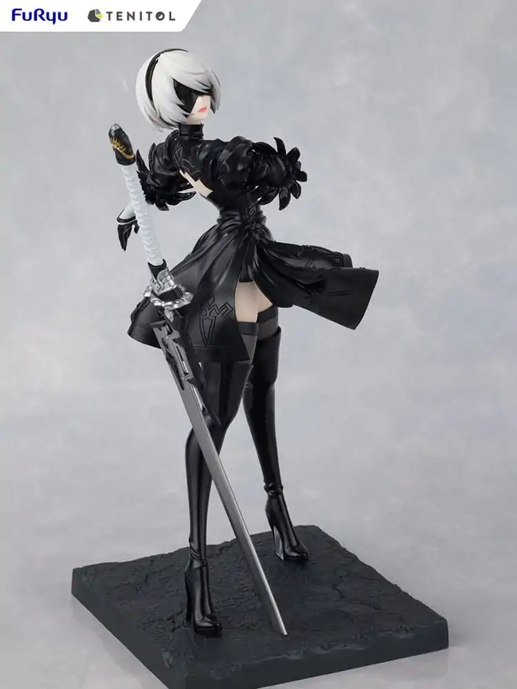 NieR:Automata Tenitol PVC Soška 2B Ver1.1a 22 cm fotografii produktu