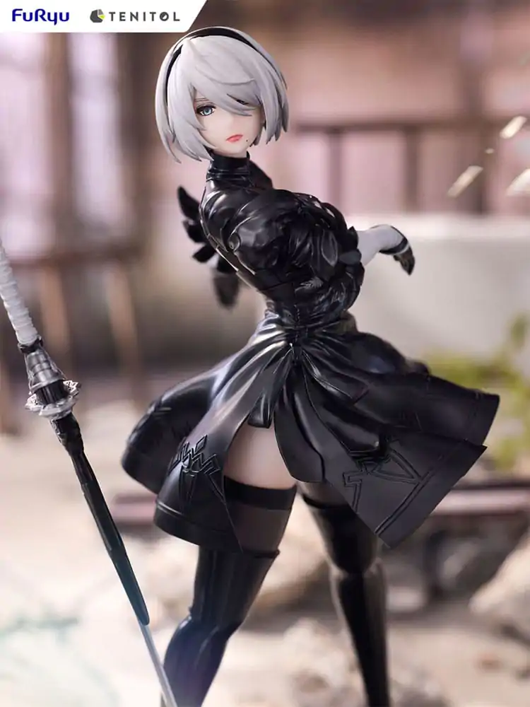 NieR:Automata Tenitol PVC Soška 2B Ver1.1a 22 cm fotografii produktu