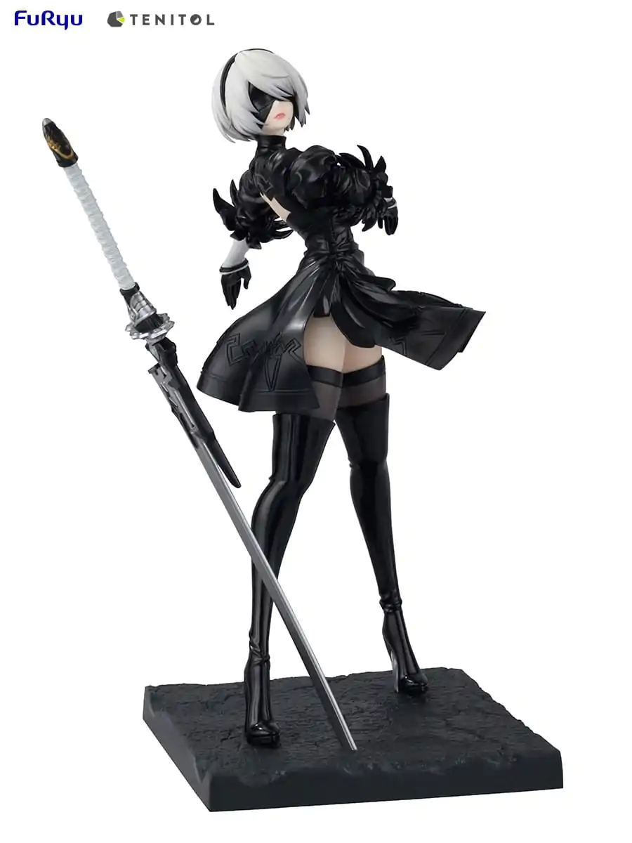 NieR:Automata Tenitol PVC Soška 2B Ver1.1a 22 cm fotografii produktu