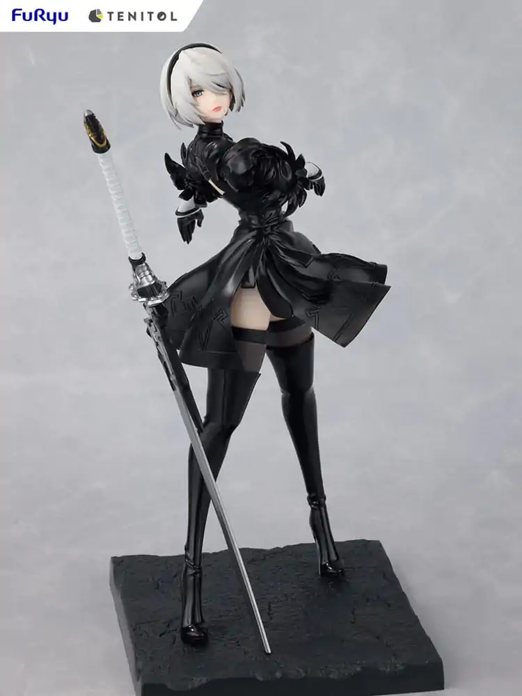 NieR:Automata Tenitol PVC Soška 2B Ver1.1a 22 cm fotografii produktu