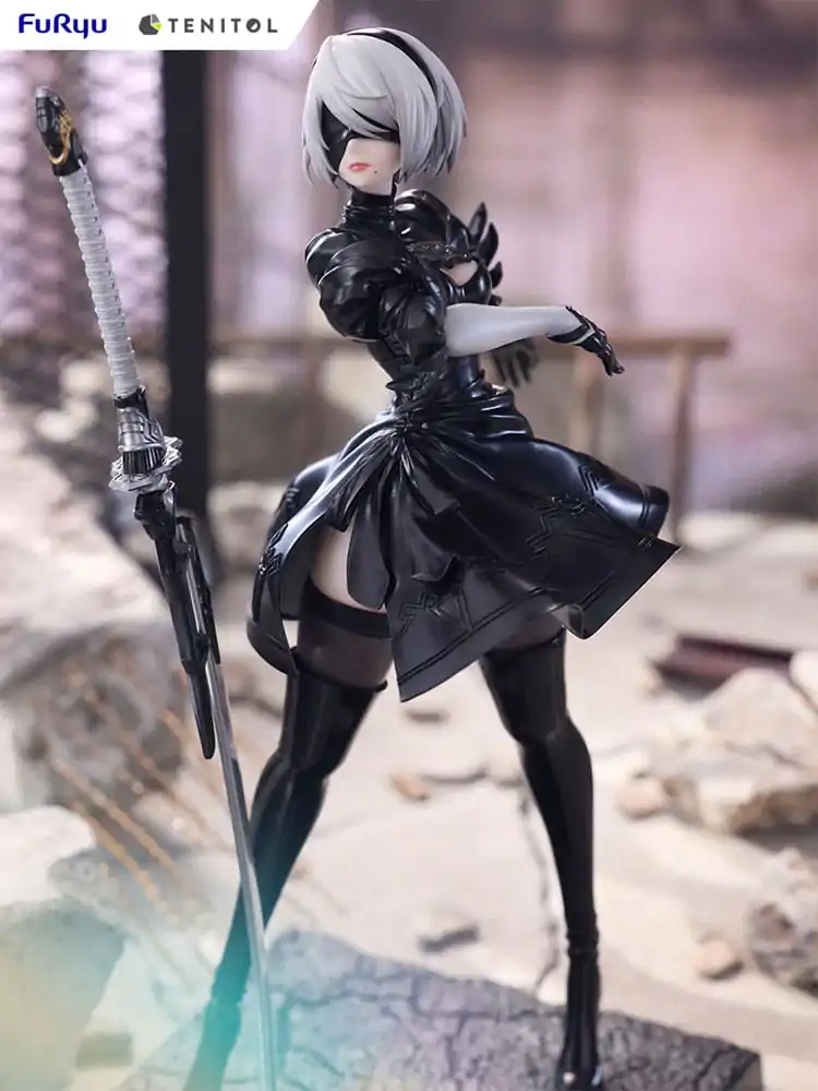 NieR:Automata Tenitol PVC Soška 2B Ver1.1a 22 cm fotografii produktu