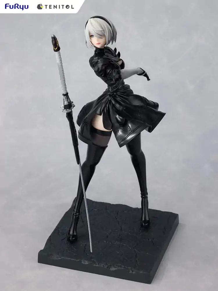 NieR:Automata Tenitol PVC Soška 2B Ver1.1a 22 cm fotografii produktu