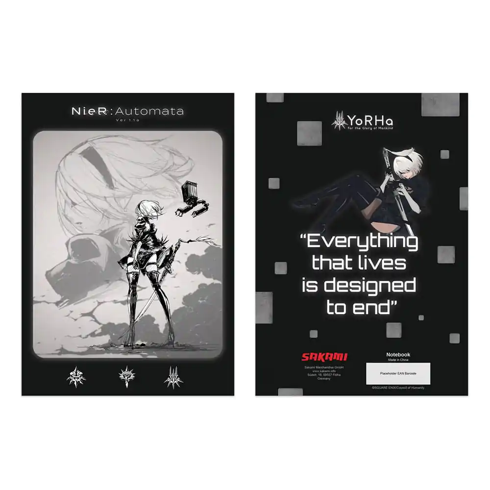 NieR: Automata Ver1.1a Zápisník fotografii produktu