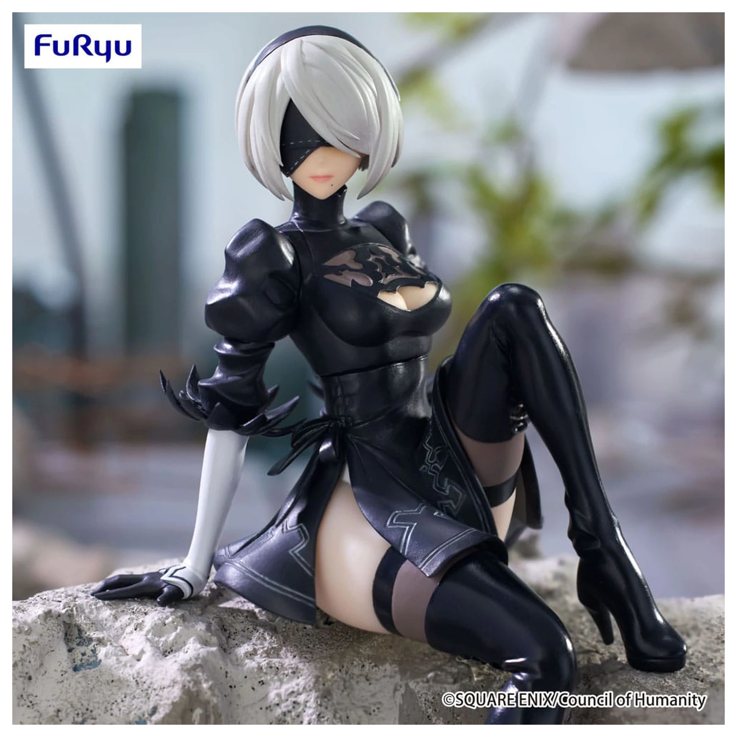 NieR:Automata Ver1.1a Zarážka na nudle PVC socha YoRHa No.2 Type B 13 cm fotografii produktu