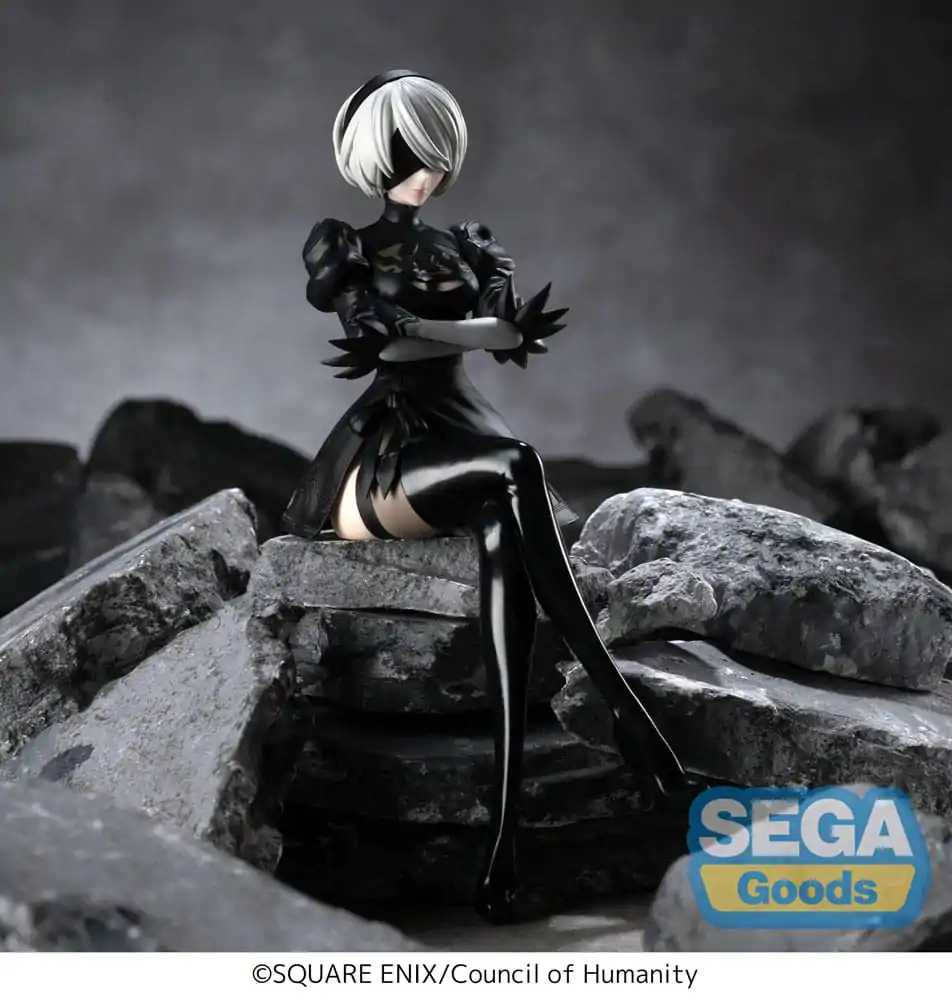 NieR:Automata Ver1.1a PM Sedící PVC soška 2B 13 cm fotografii produktu